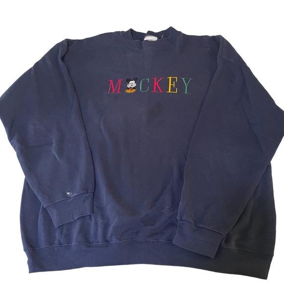 Vintage Mickey Mouse Crewneck Sweatshirt - Picture 1 of 3